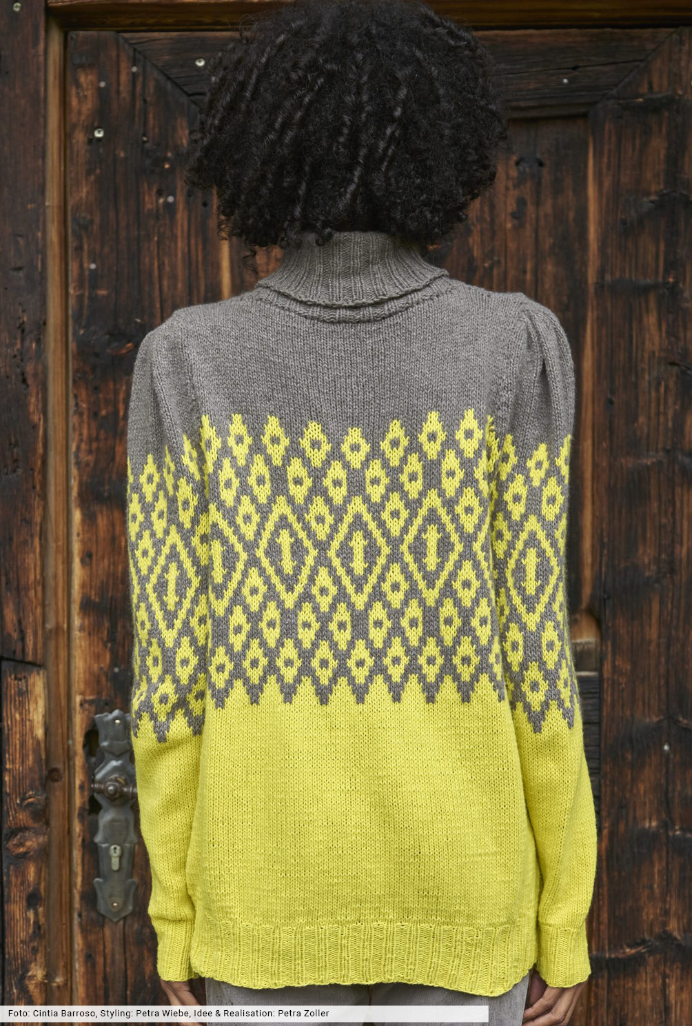 Modellansicht Bild 5: Pulli mit Jacquardpasse