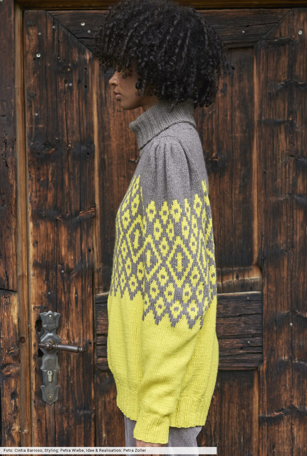 Modellansicht Bild 3: Pulli mit Jacquardpasse