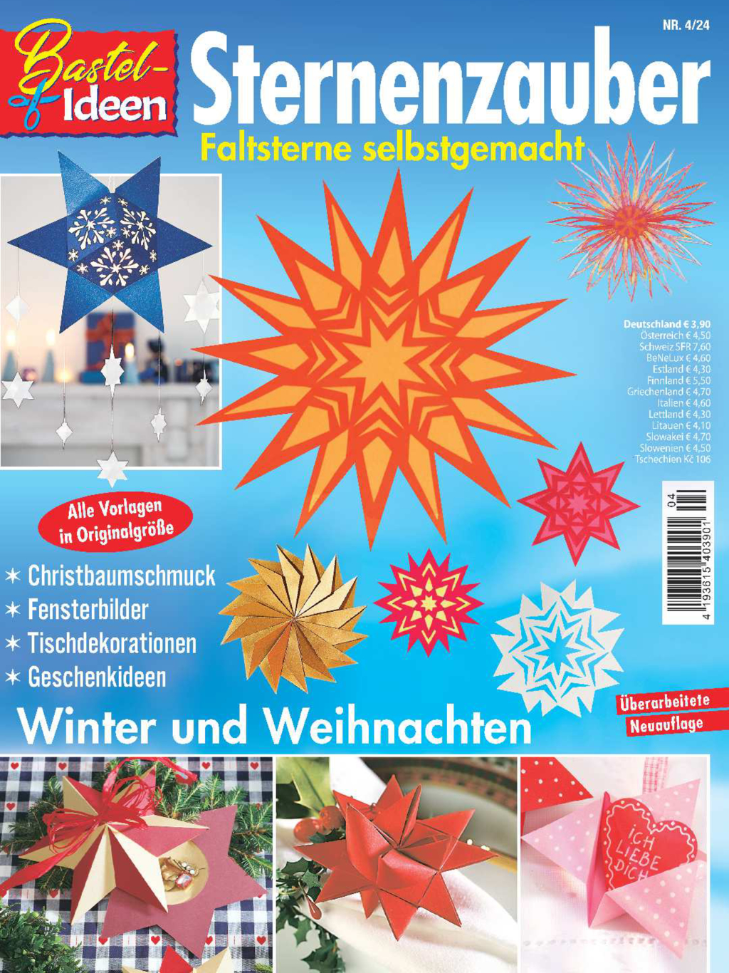 Bastel-Ideen BLD 24004 - Sternenzauber Faltsterne selbstgemacht Magazin Produktbild: Bastel-Ideen BLD 24004 - Sternenzauber Faltsterne selbstgemacht