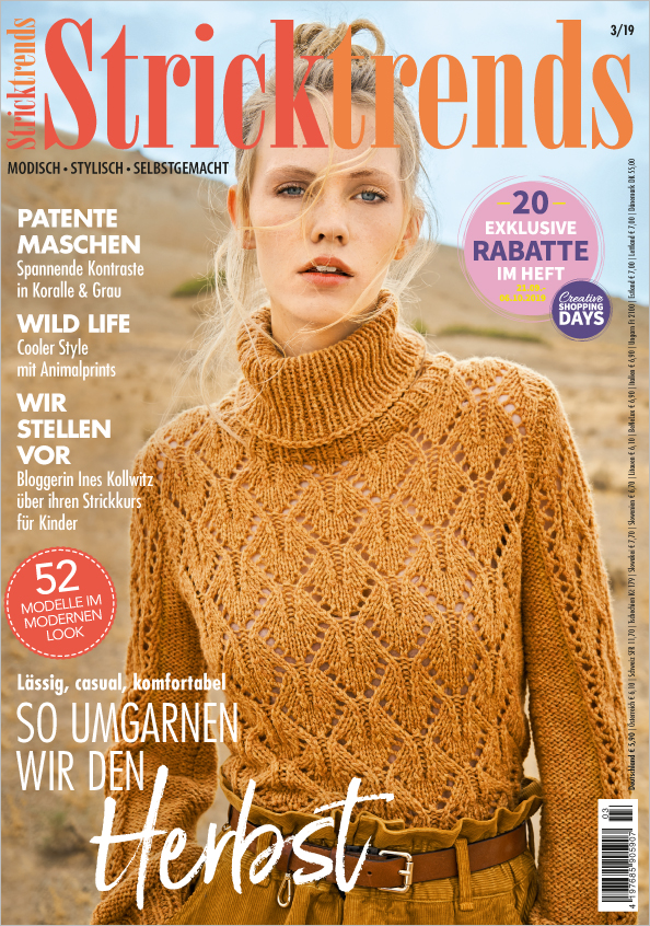 Magazin Produktbild: Stricktrends Nr. 3/2019 - So umgarnen wir den Herbst