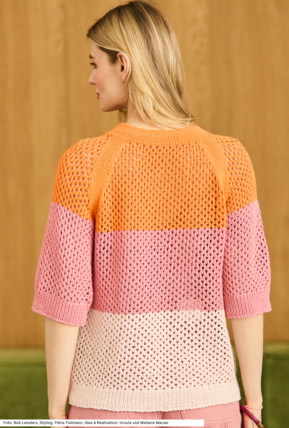 Modellansicht Bild 5: Jacke mit Lochmuster