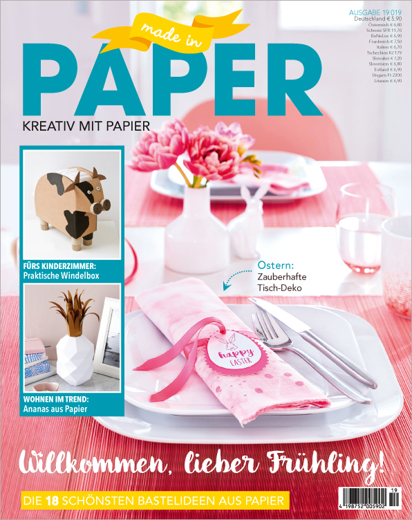 Made in Paper Nr. 19/2019  - Willkommen, lieber Frühling!