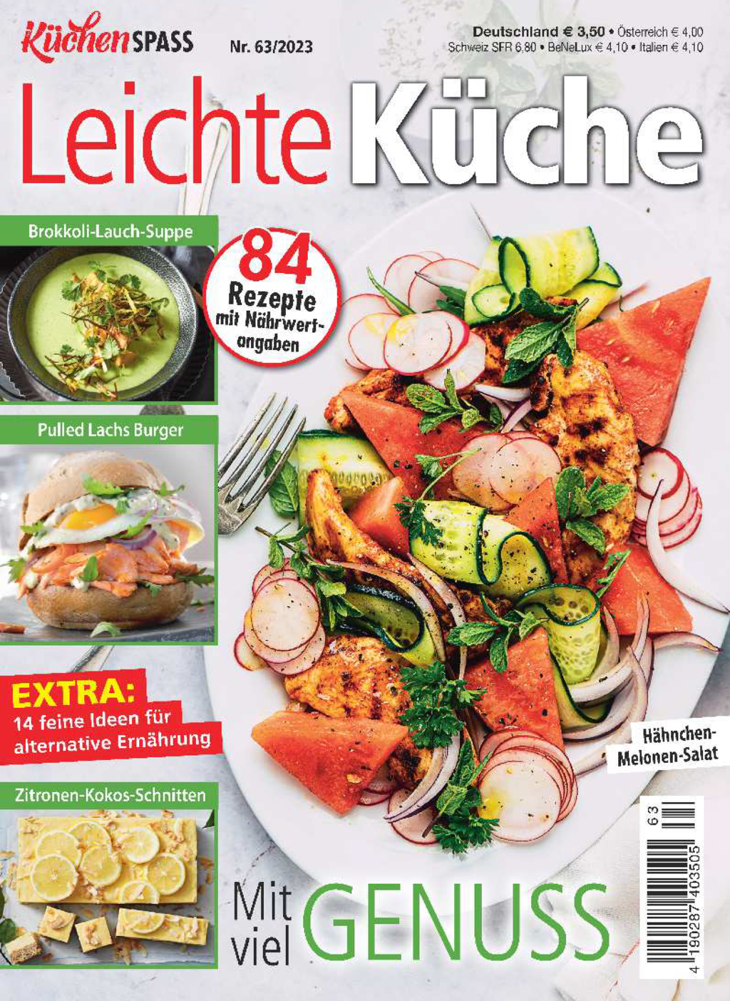 Magazin Produktbild: KüchenSPASS 63/2023 - Leichte Küche