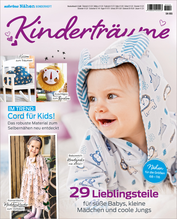 Sabrina Nähen Sonderheft SN 055 - Kinderträume - 29 Lieblingsteile