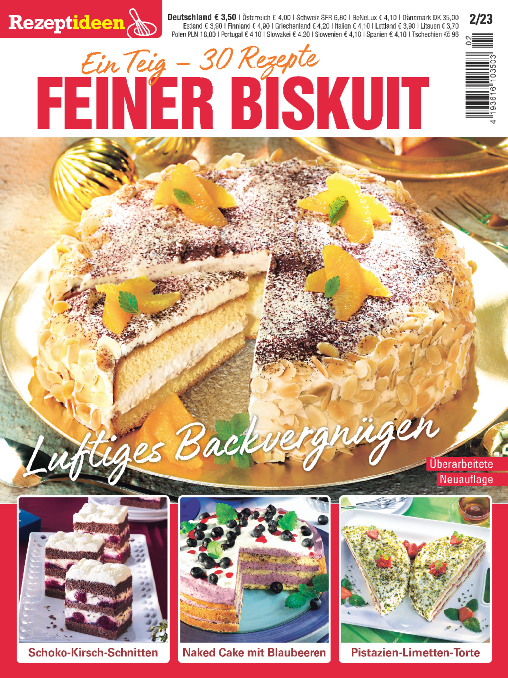 Magazin Produktbild: Rezeptideen 2/23 - Feiner Biskuit