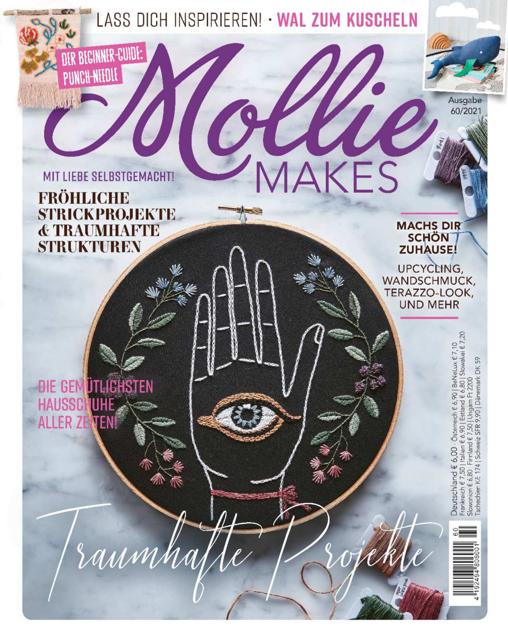 Magazin Produktbild: Mollie Makes Nr. 60/2021- Traumhafte Projekte