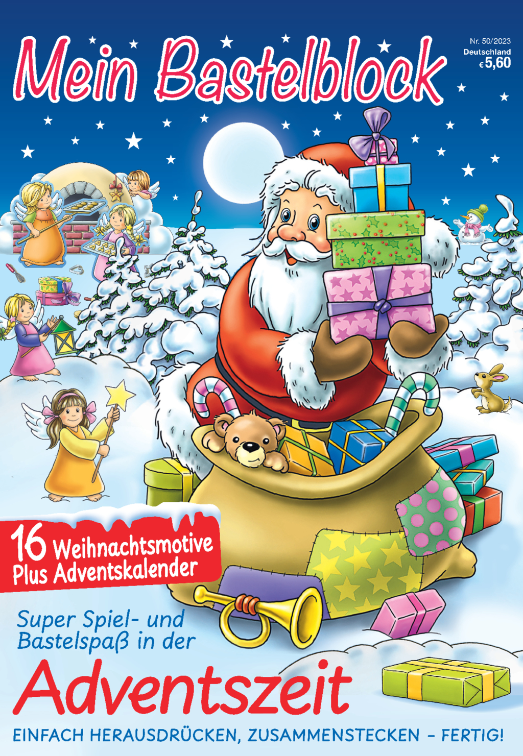 Bastelblock 50/24 - Weihnachten Magazin Produktbild: Bastelblock 50/24 - Weihnachten