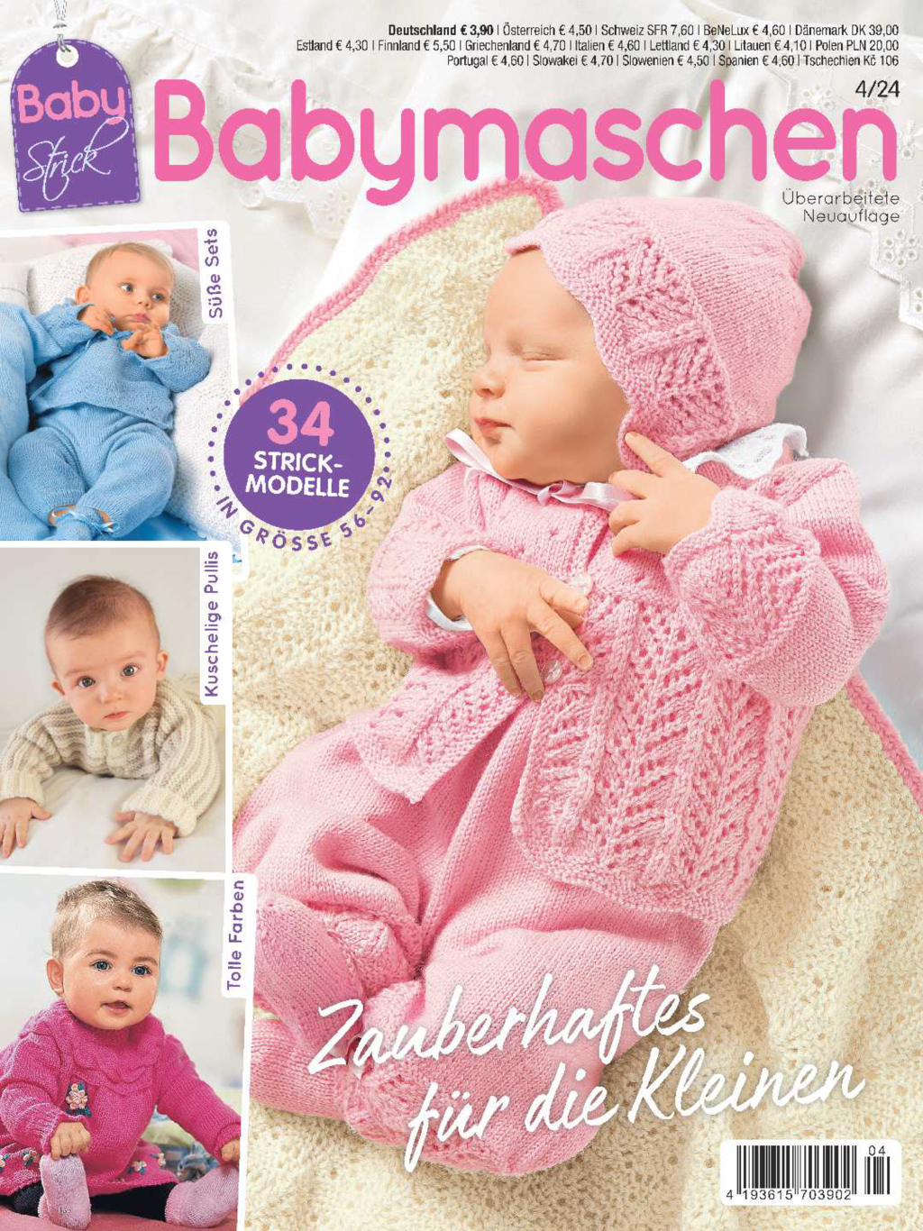 Magazin Produktbild: Baby Strick 24004 - Babymaschen Zauberhaftes für die Kleinen