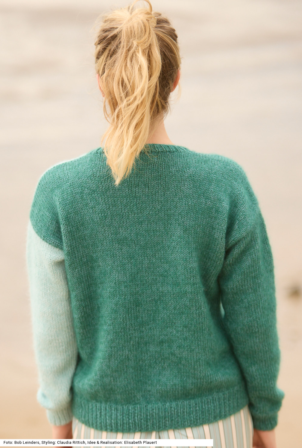 Modellansicht Bild 5: Pullover mit großer Blüte