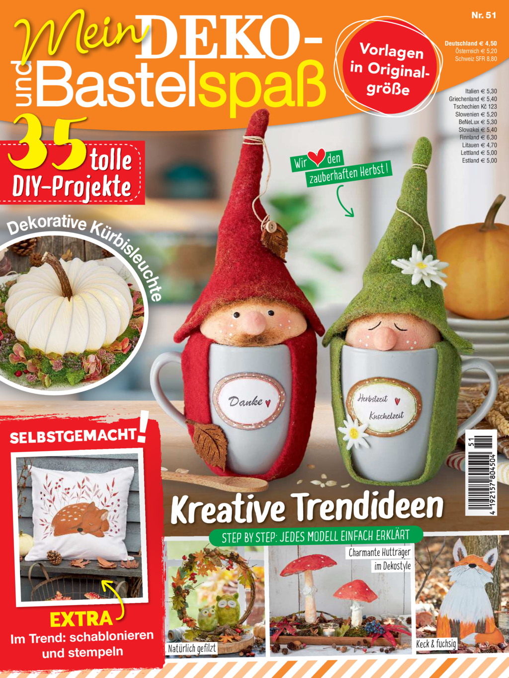 Magazin Produktbild: Mein Deko- u. Bastelspass E-Paper-Archiv 2023-alle Ausgaben als E-Paper-Sparpaket
