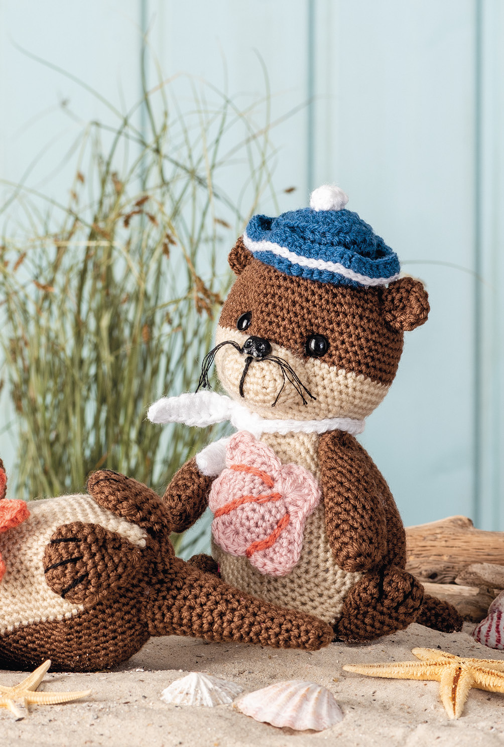 Gehäkelte Amigurumi-Otter