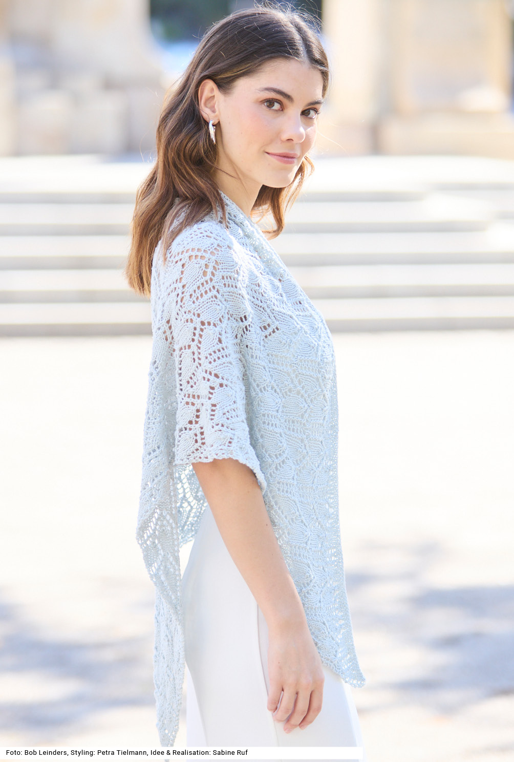 Modellansicht Bild 4: Dreiecktuch mit Ajourmuster