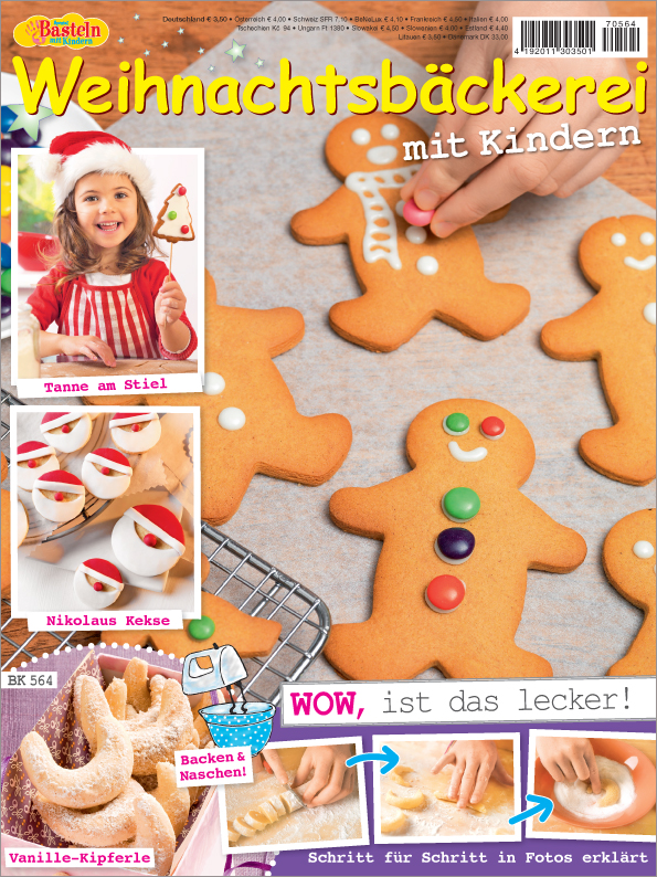 Basteln mit Kindern Spezial - Weihnachtsbäckerei mit Kinder