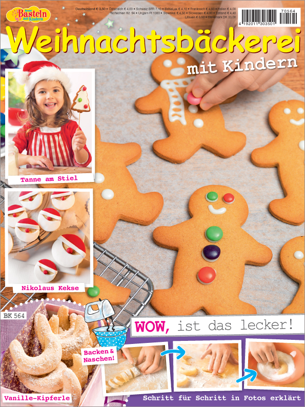 Magazin Produktbild: Basteln mit Kindern Spezial BK564- Weihnachtsbäckerei mit Kinder