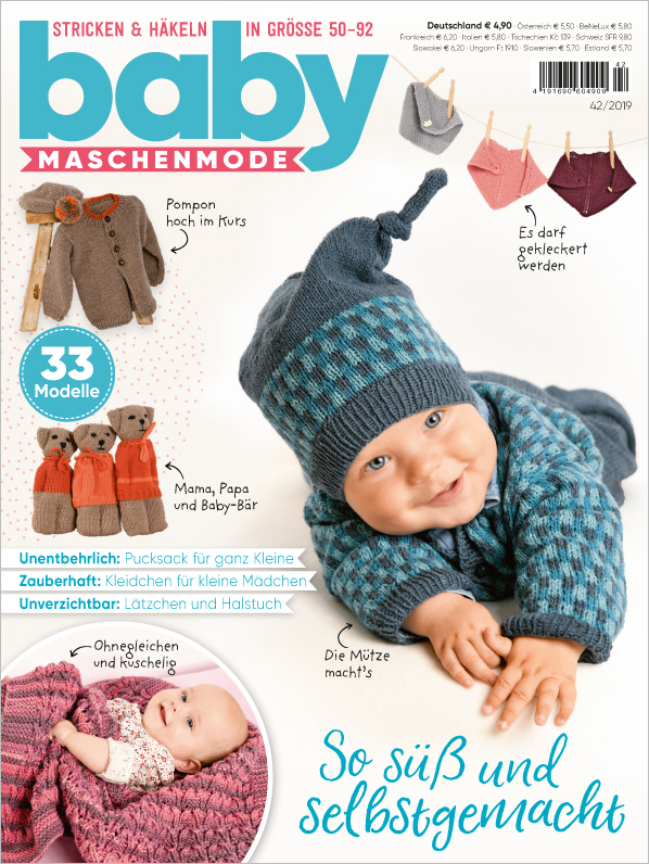 Baby Maschenmode Nr. 42/2019 - So süß und selbstgemacht Baby Maschenmode Nr. 42/2019 - So süß und selbstgemacht