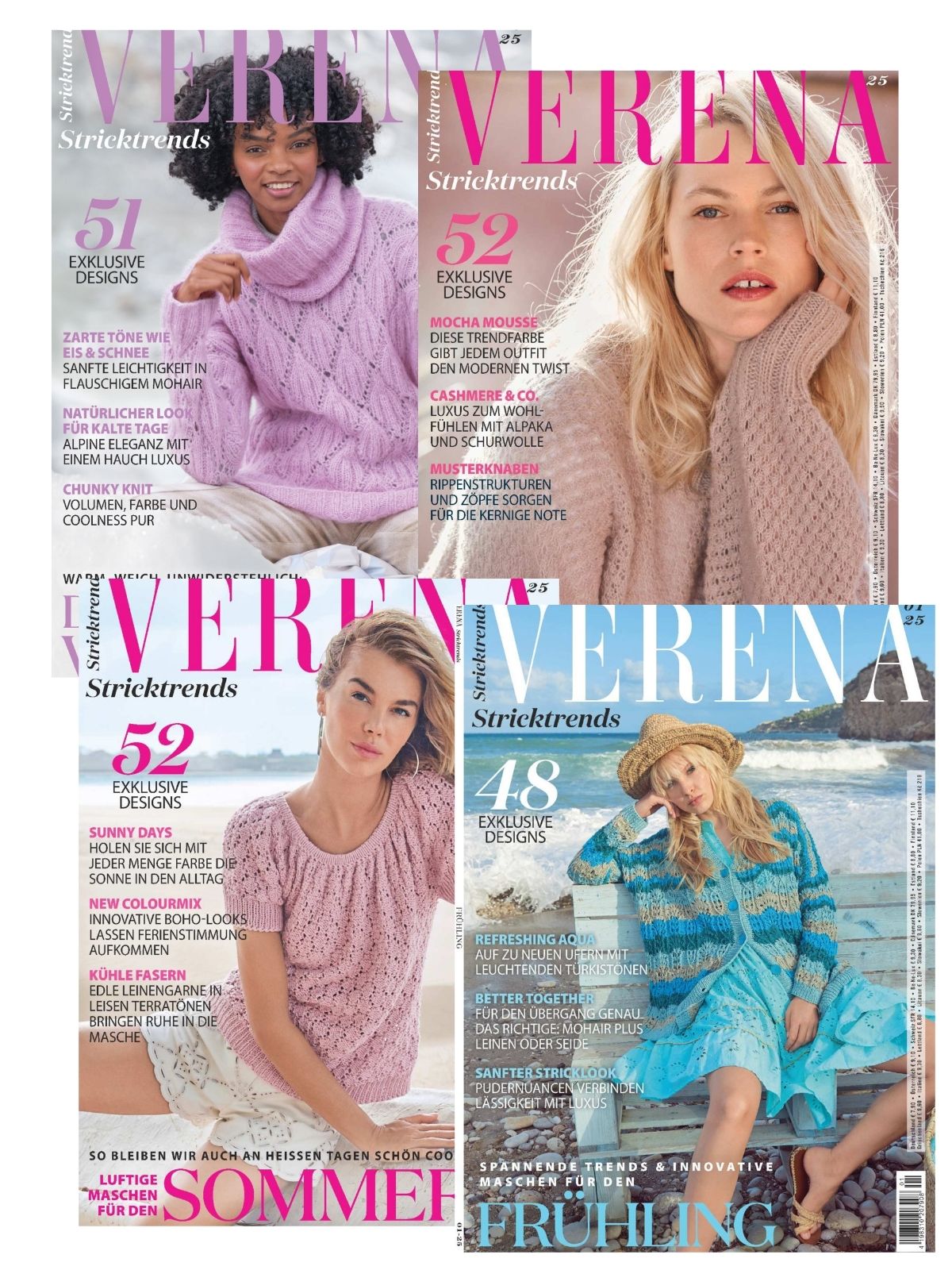 Sparpaket Produktbild: VERENA STRICKTRENDS E-Paper Archiv 2025 - alle Ausgaben als E-Paper Sparpaket