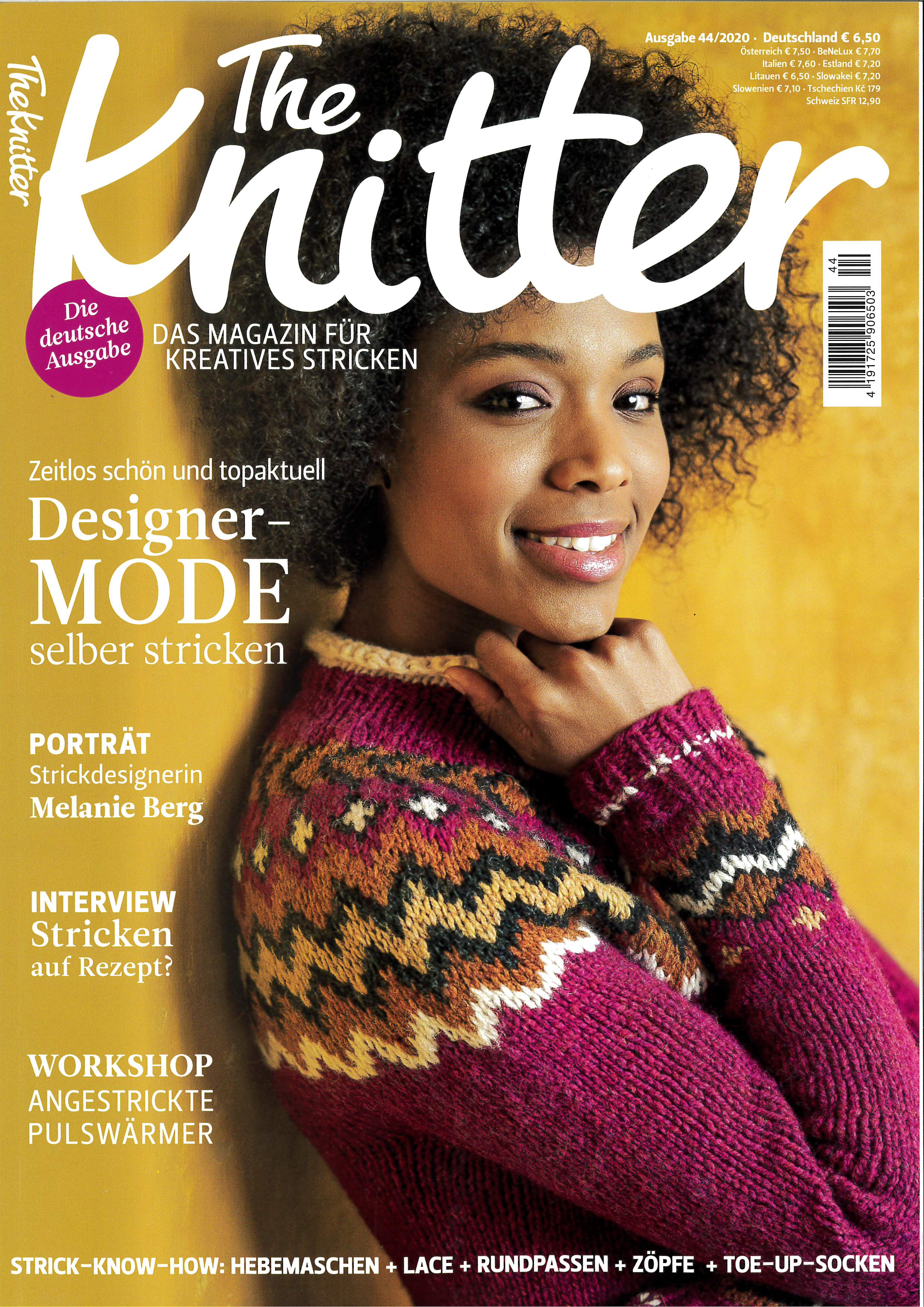 Magazin Produktbild: The Knitter 44/2020 - Designermode selber stricken