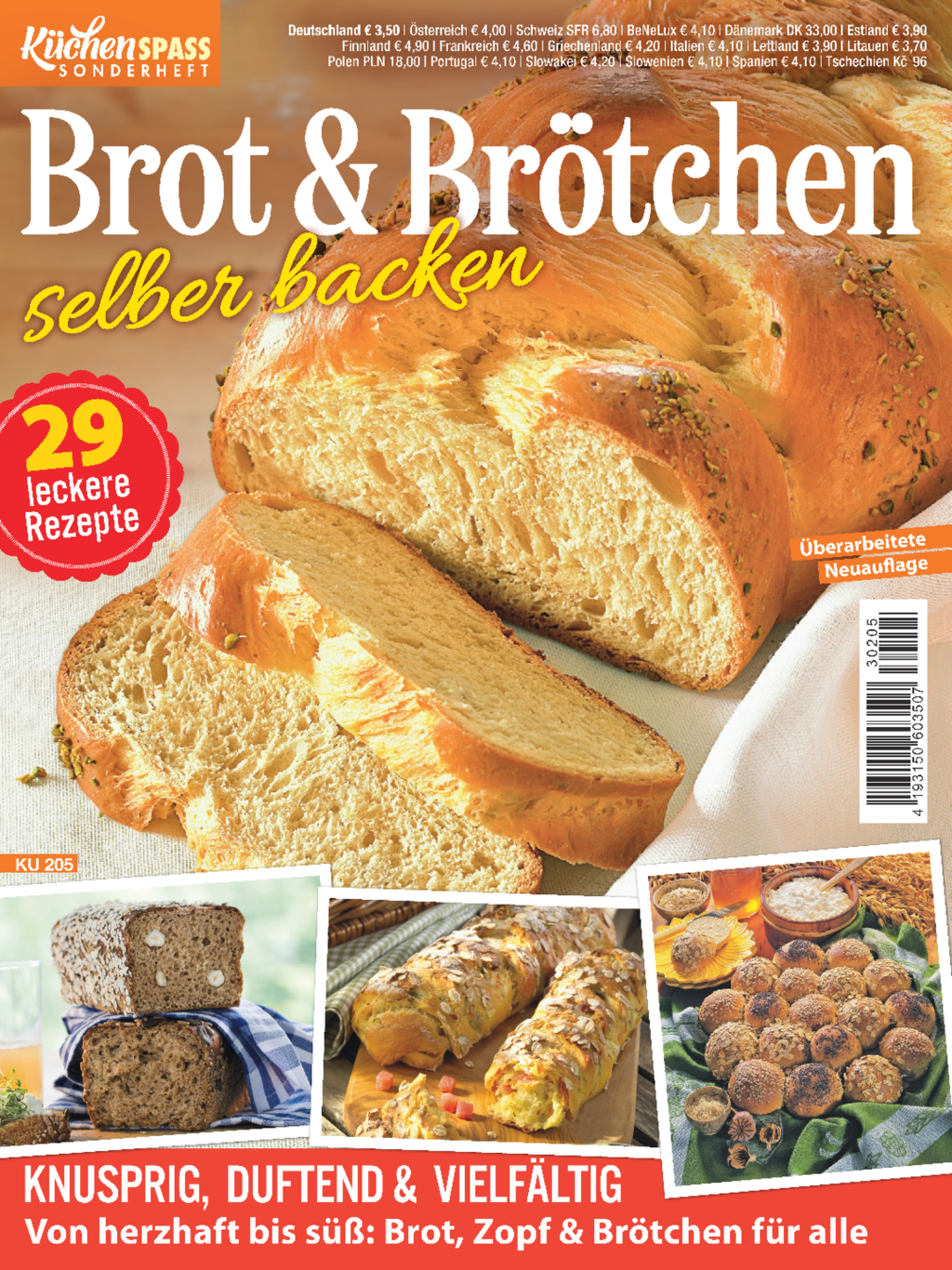 E-Paper: Küchenspaß Sonderheft KU 205 - Brot und Brötchen