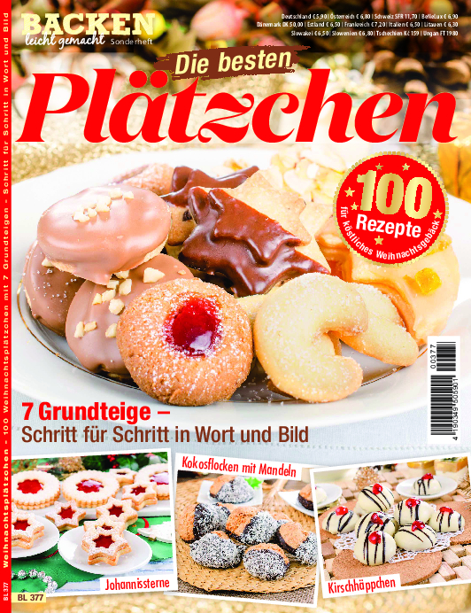 Magazin Produktbild: Backen leicht gemacht Sonderheft BL377- Plätzchen