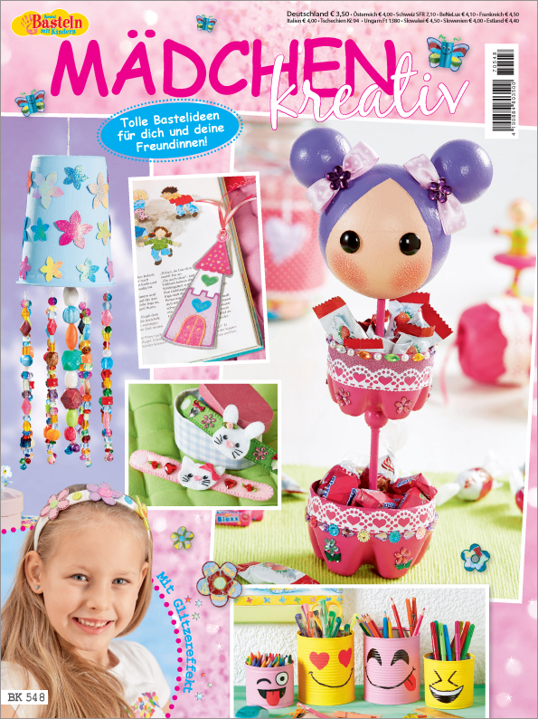 Magazin Produktbild: Basteln mit Kindern Spezial BK548- Mädchen kreativ