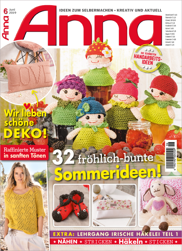 Magazin Produktbild: Anna 6/19- 32 fröhlich-bunte Sommerideen!