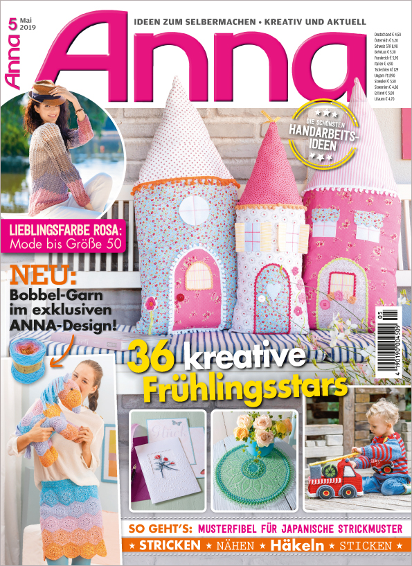 Magazin Produktbild: Anna 5/19 - 36 kreative Frühlingsstars