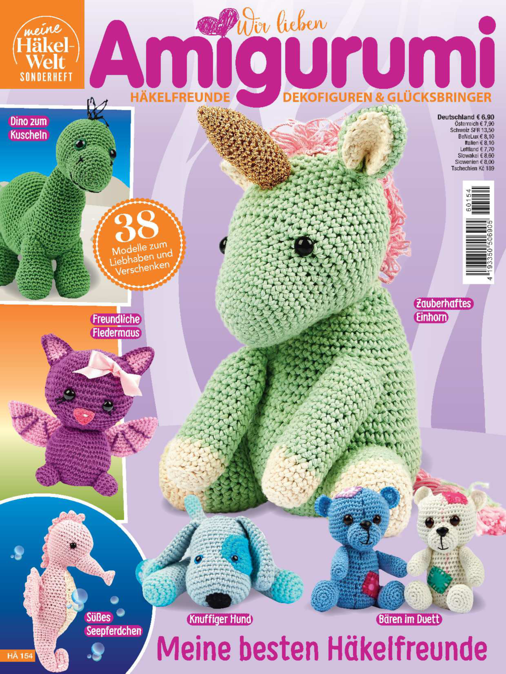 Magazin Produktbild: Meine Häkelwelt Sonderheft HÄ 154 - Wir lieben Amigurumi