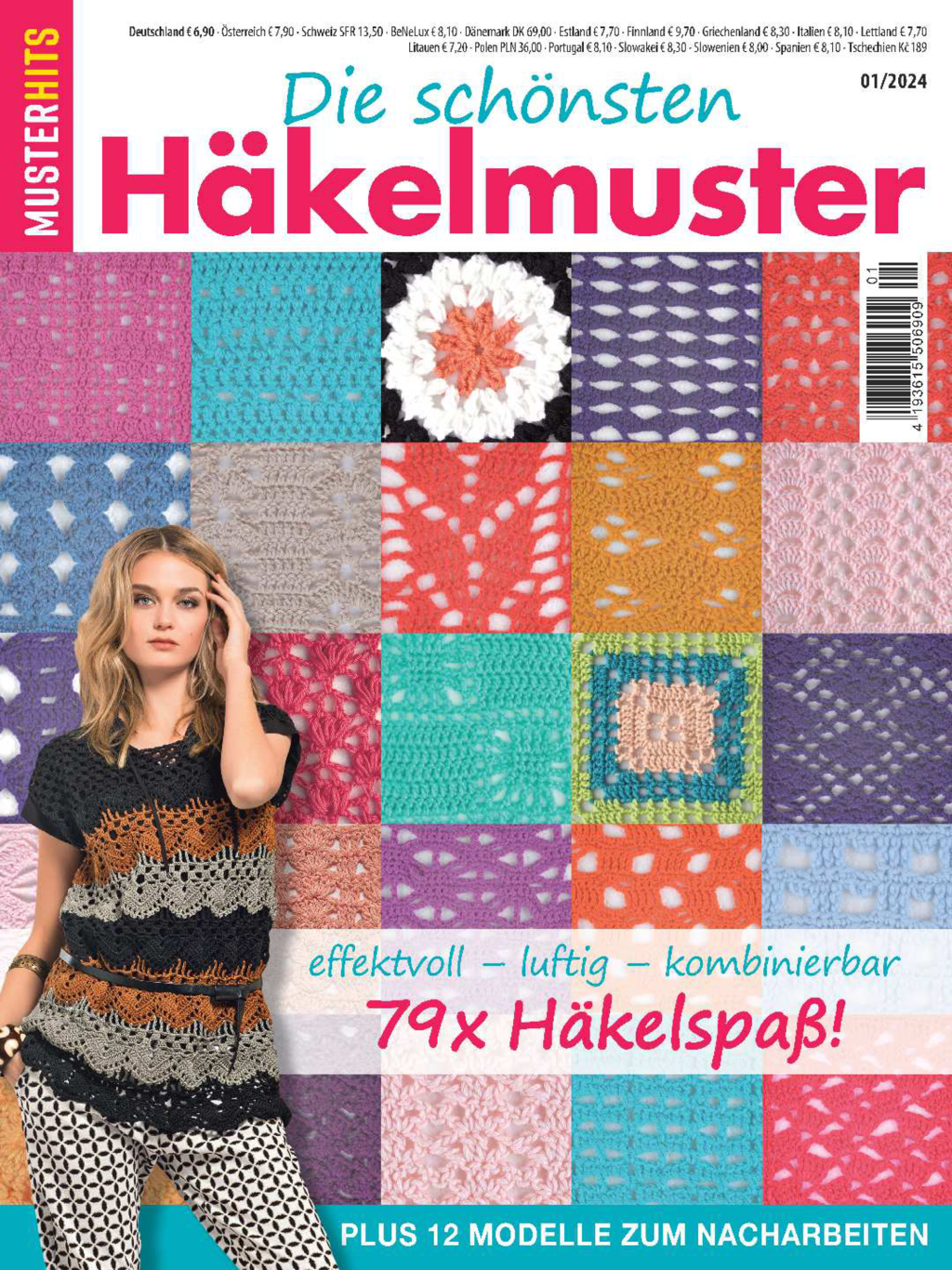 Magazin Produktbild: Muster-Hits 1/24 - Die schönsten Häkelmuster