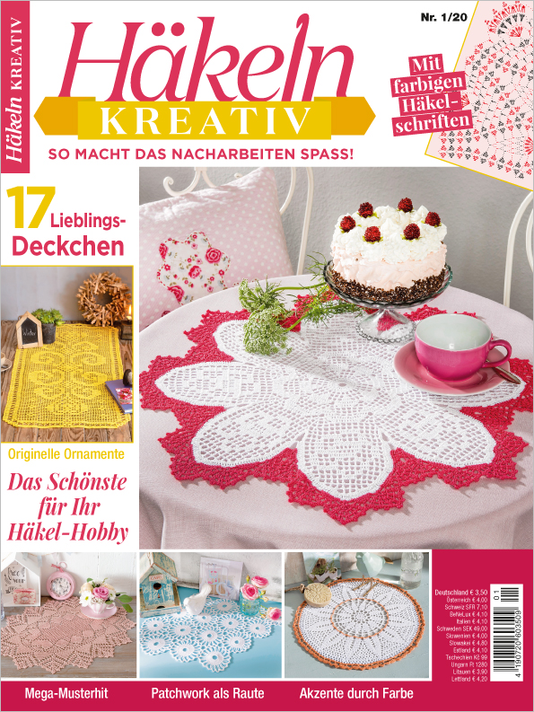 Häkeln kreativ Nr. 01/2020  - 17 Lieblingsdeckchen