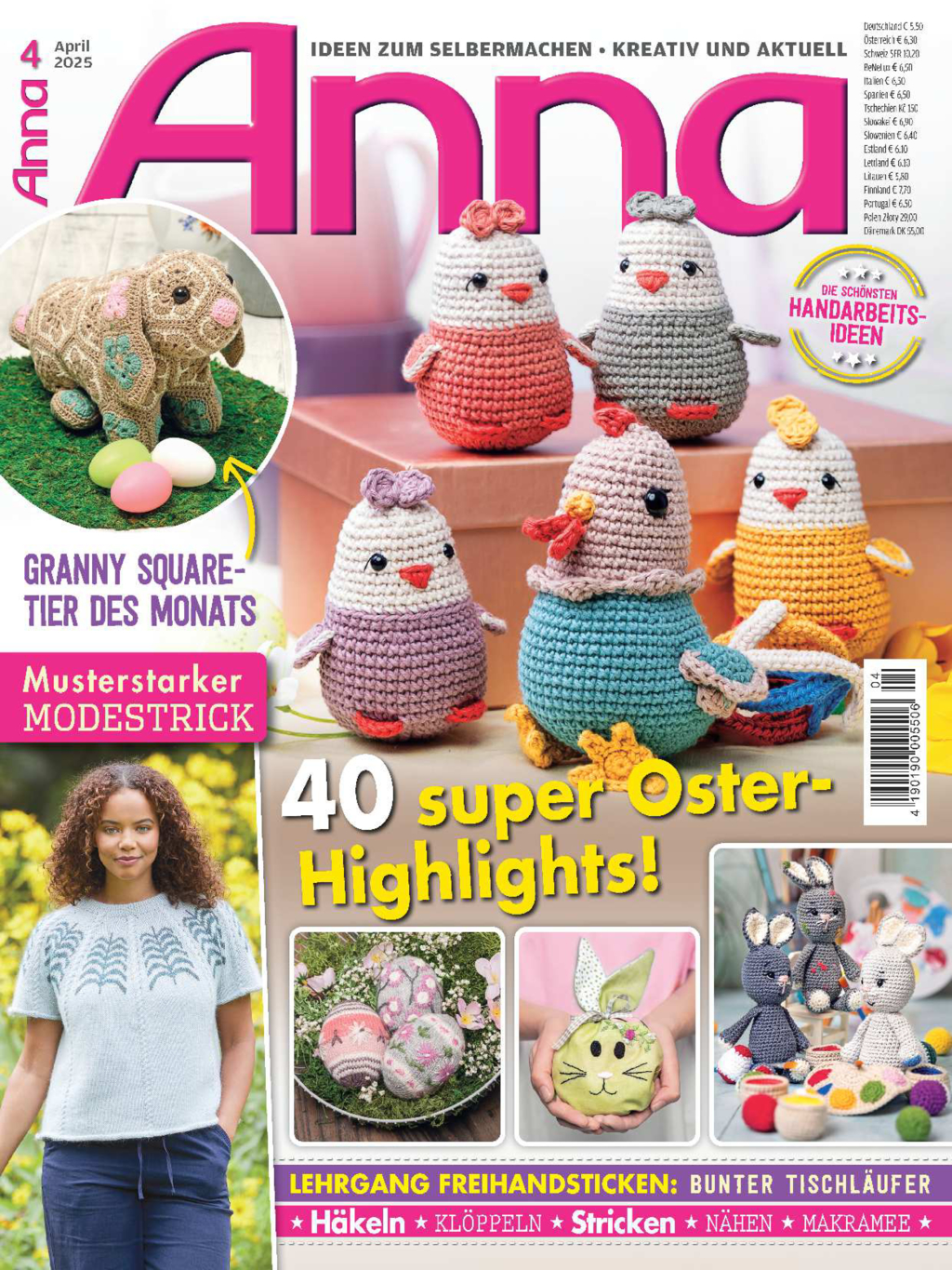 Magazin Produktbild: Anna Nr. 4/2025 - 40 super Oster-Highlights!