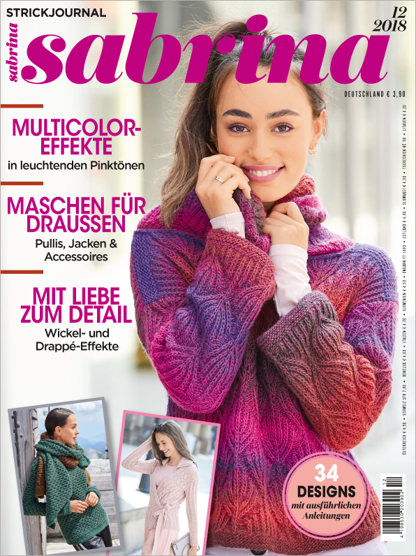 Magazin Produktbild: Sabrina Nr. 12/2018 - 34 Designs mit ausführlichen Anleitungen