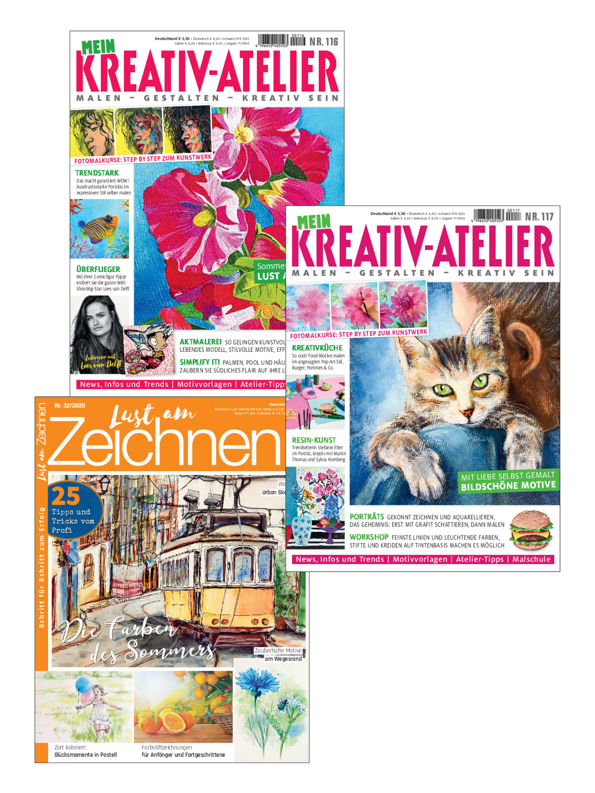 3 Zeitschriften statt Euro 16,00 nur Euro 8,00 zum Spartarif 3 Zeitschriften statt Euro 16,00 nur Euro 8,00 zum Spartarif