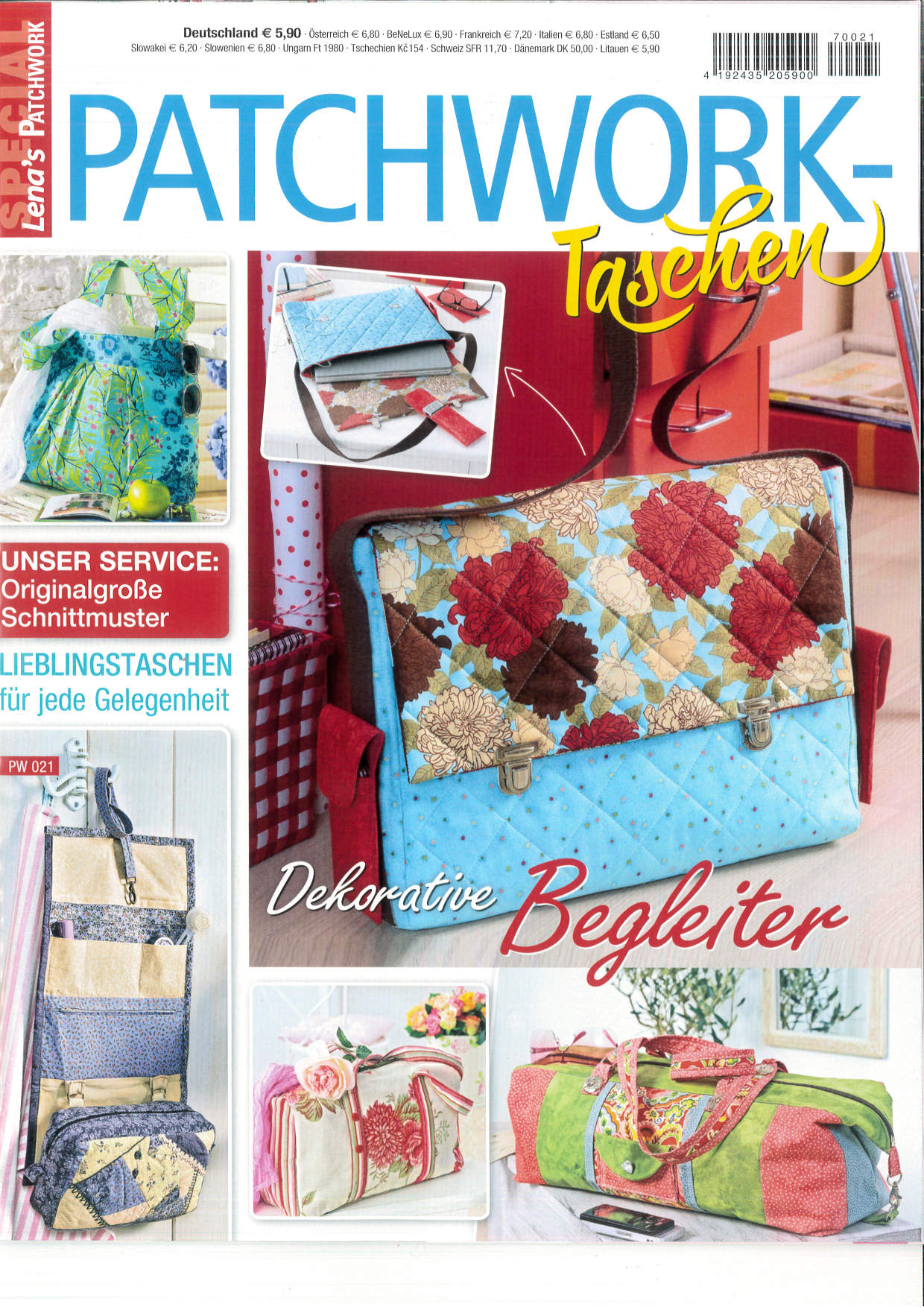 Lenas Patchwork Sonderheft PW 021 - Patchwork-Taschen Magazin Produktbild: Lenas Patchwork Sonderheft PW 021 - Patchwork-Taschen