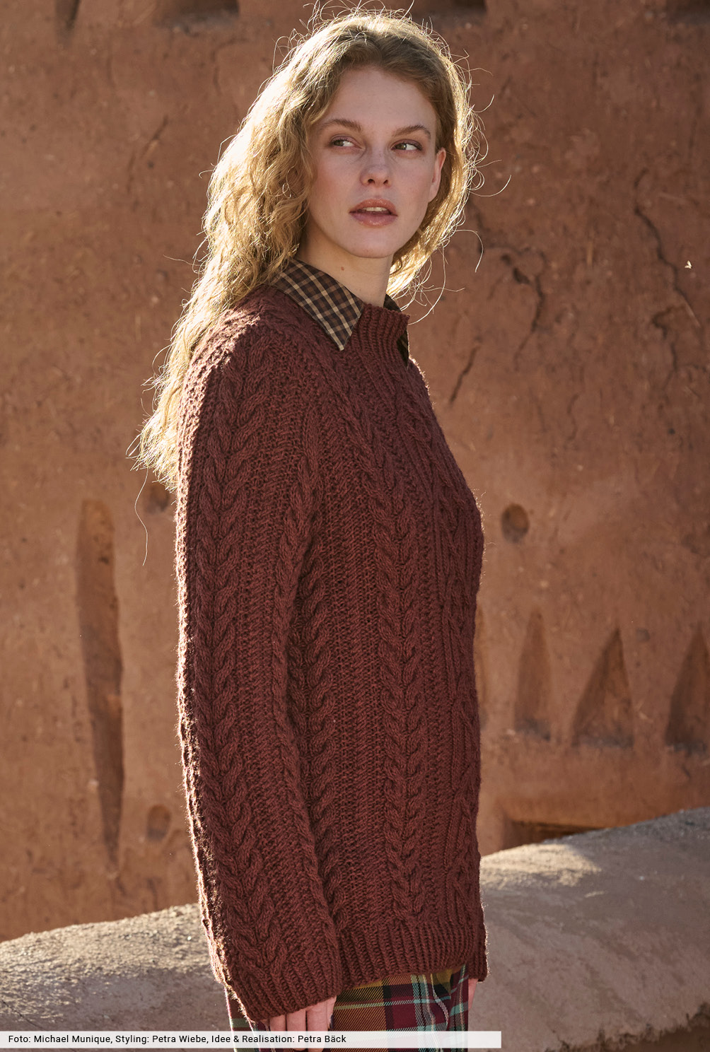Modellansicht Bild 4: Pulli mit verschiedenen Zöpfen