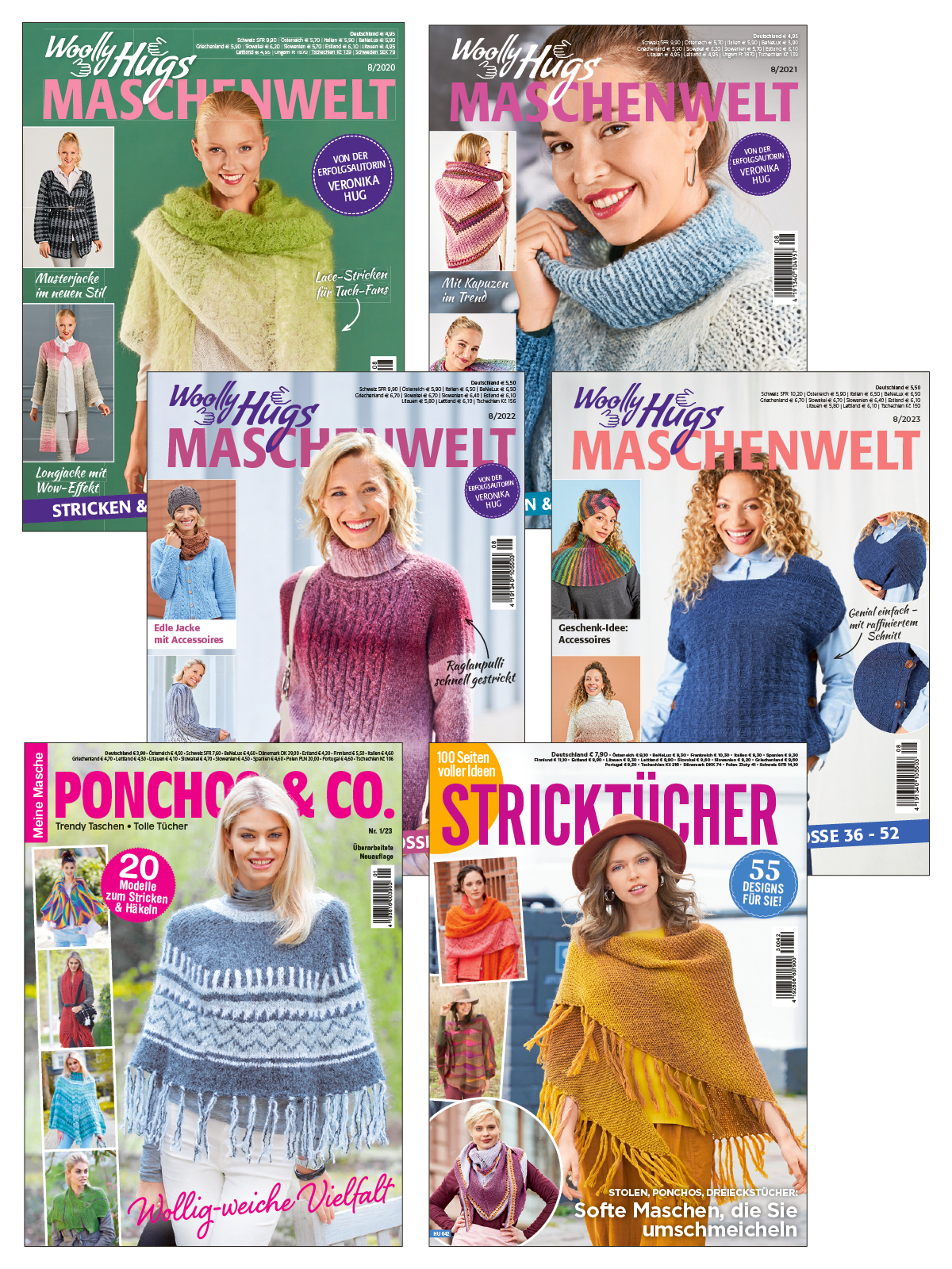 Woolly Hugs Bundle:WH8/23+WH8/21+WH 8/22+MMA 1/23+HU 042 Woolly Hugs Bundle:WH8/23+WH8/21+WH 8/22+MMA 1/23+HU 042
