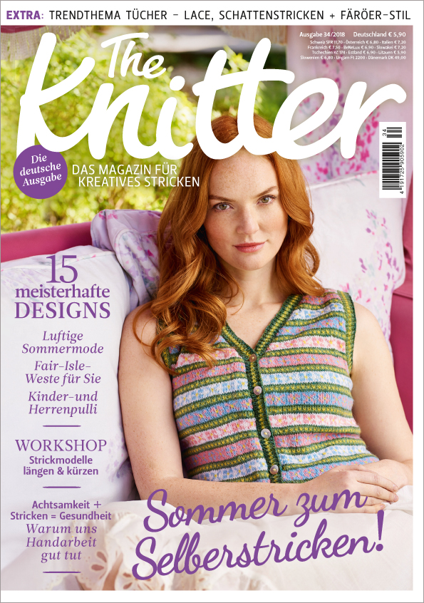 The Knitter Nr. 34/2018 - Sommer zum Selberstricken! The Knitter Nr. 34/2018 - Sommer zum Selberstricken!