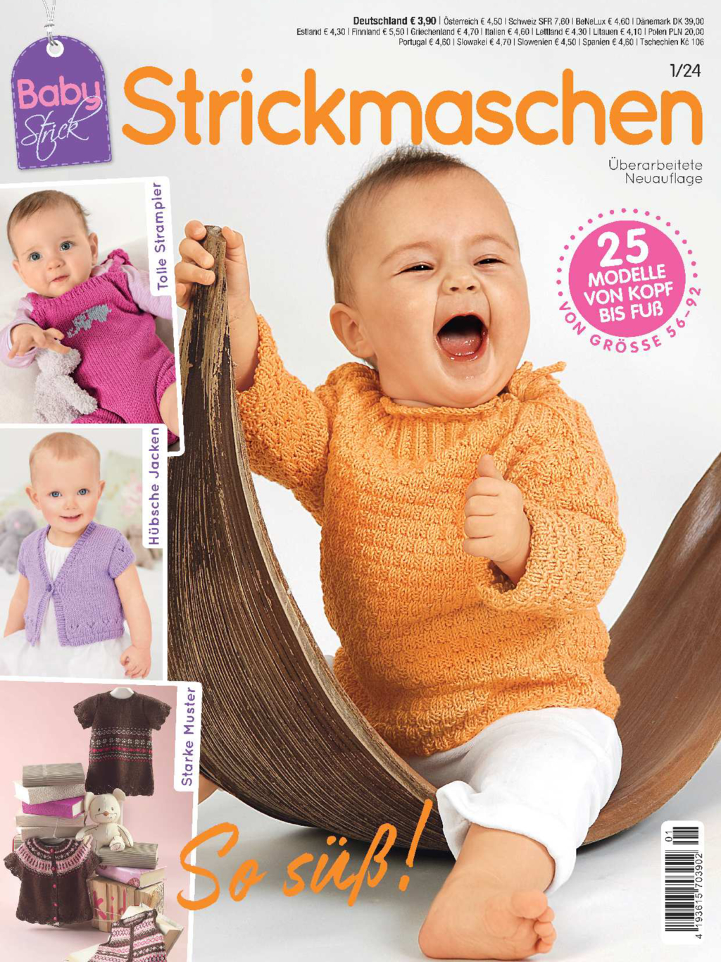 Baby Strick 24001 - Strickmaschen Magazin Produktbild: Baby Strick 24001 - Strickmaschen