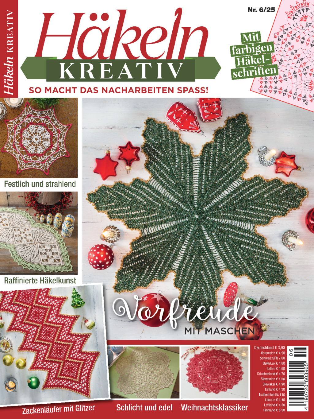 Häkeln kreativ 06/2025 - Vorfreude mit Maschen Magazin Produktbild: Häkeln kreativ 06/2025 - Vorfreude mit Maschen