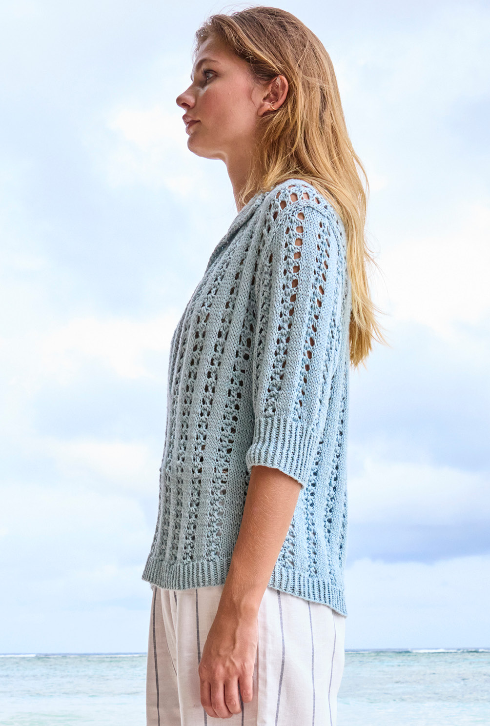 Modellansicht Bild 6: Sommerliches Polo-Shirt