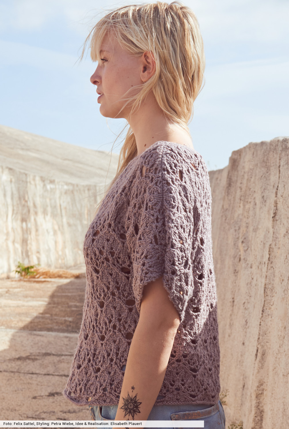Modellansicht Bild 3: Pulli im Fanstasiemuster