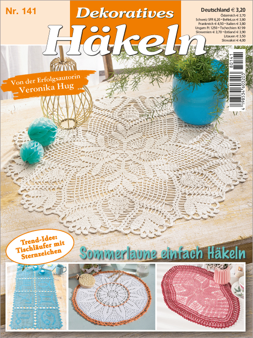 Magazin Produktbild: Dekoratives Häkeln Nr. 141 - Sommerlaune einfach häkeln
