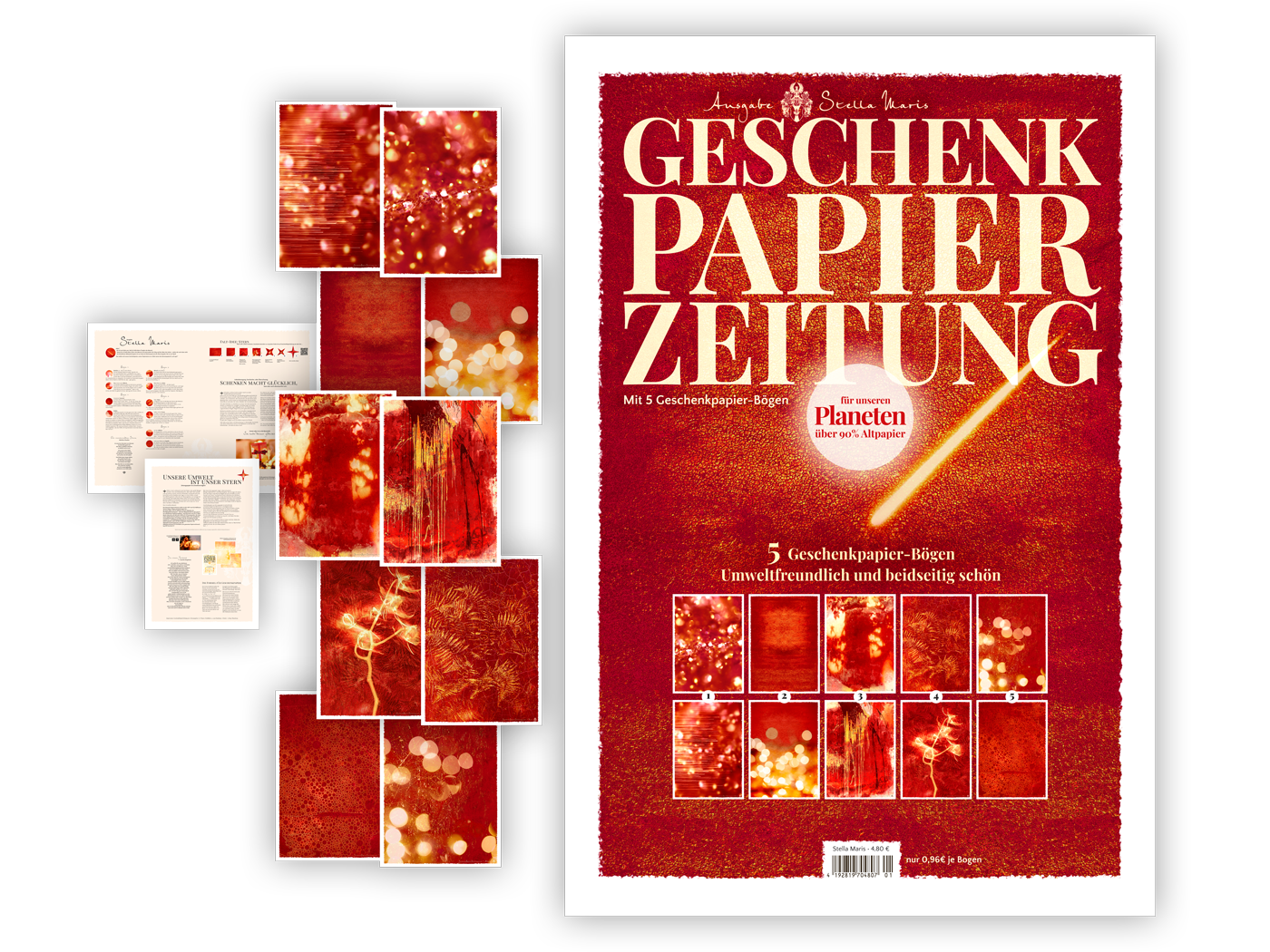 Geschenkpapier-Zeitung