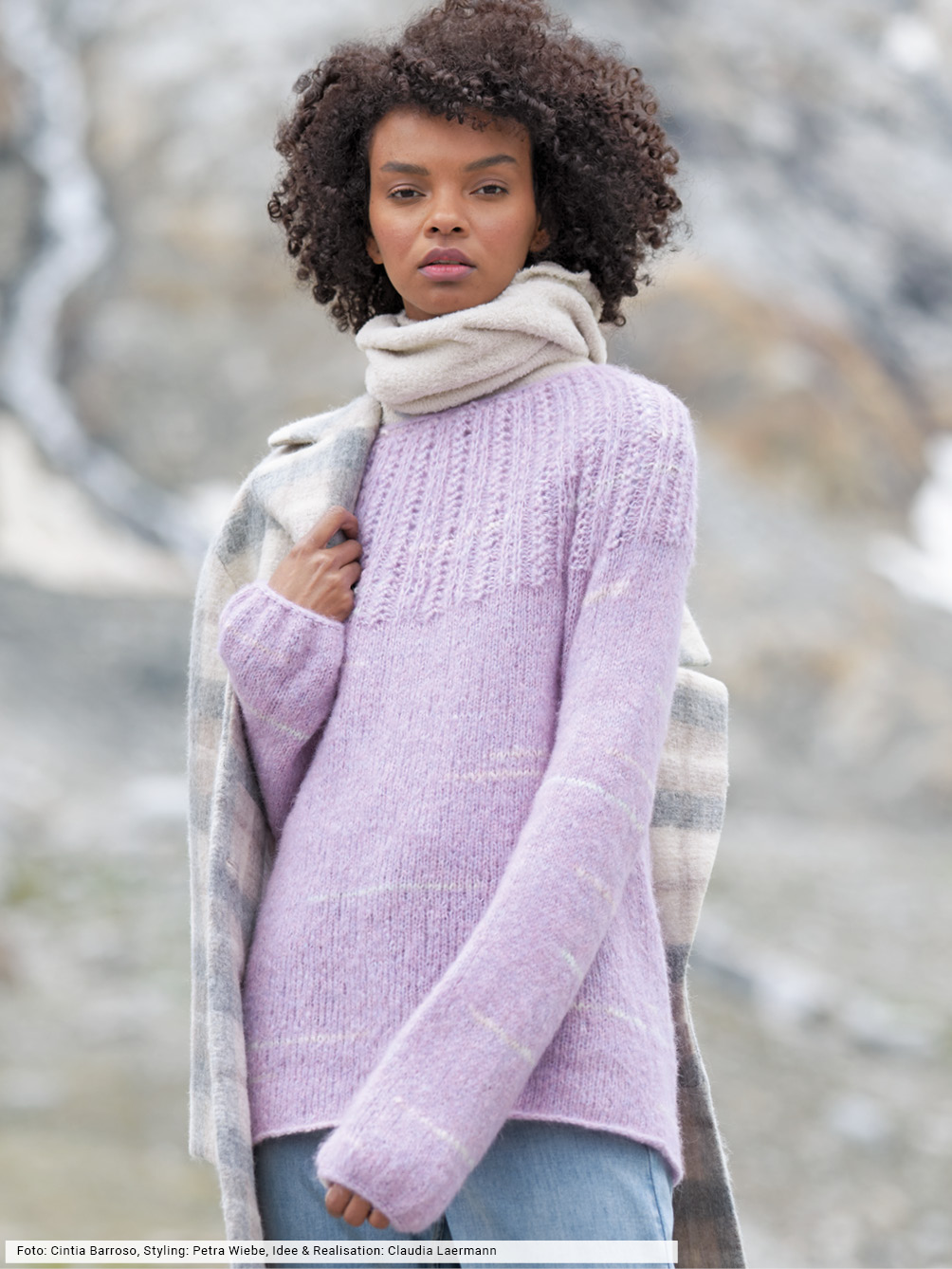 Pulli mit Rundpasse Modellansicht Bild 1: Pulli mit Rundpasse