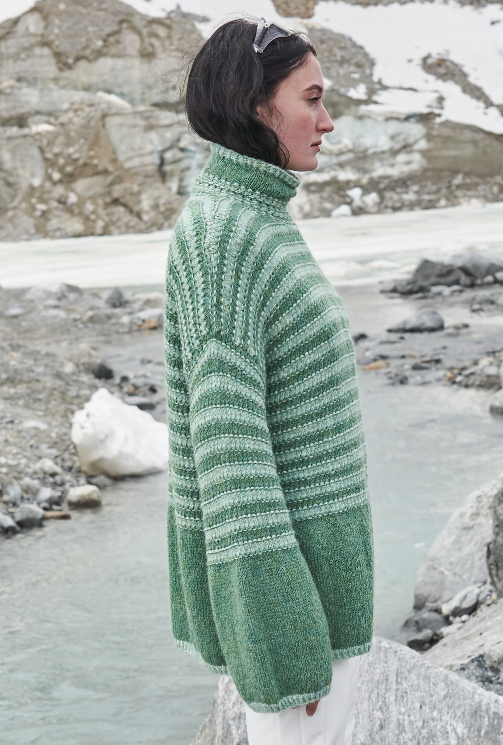 Modellansicht Bild 5: Toller Streifenpulli im angesagten Lässig-Look.