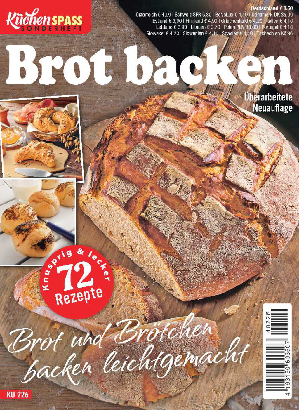 Magazin Produktbild: Küchenspaß Sonderheft KU 226 - Brot & Brötchen
