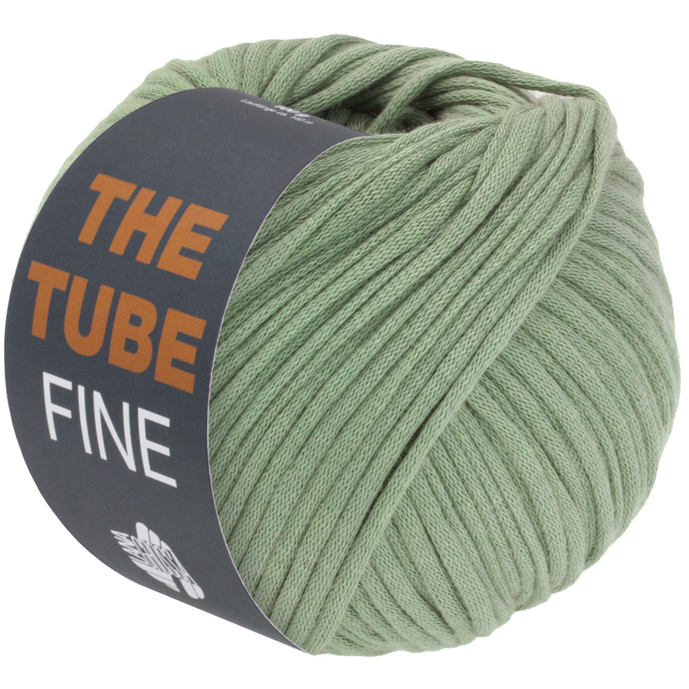 Garnbild Lana Grossa The Tube fine Resedagrün Nr. 111