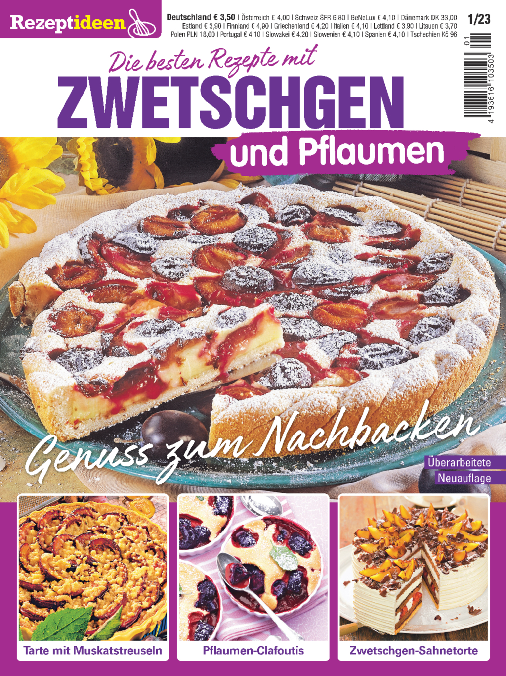 Rezeptideen 1/23 - Zwetchgen & Pflaumen Magazin Produktbild: Rezeptideen  1/23 - Zwetchgen & Pflaumen