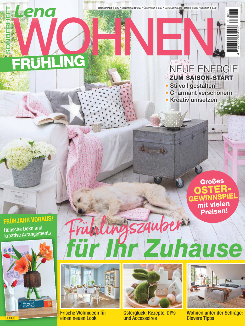 Magazin Produktbild: Lena Wohnen Sonderheft LE 063 - Frühlingszauber für dein Zuhause