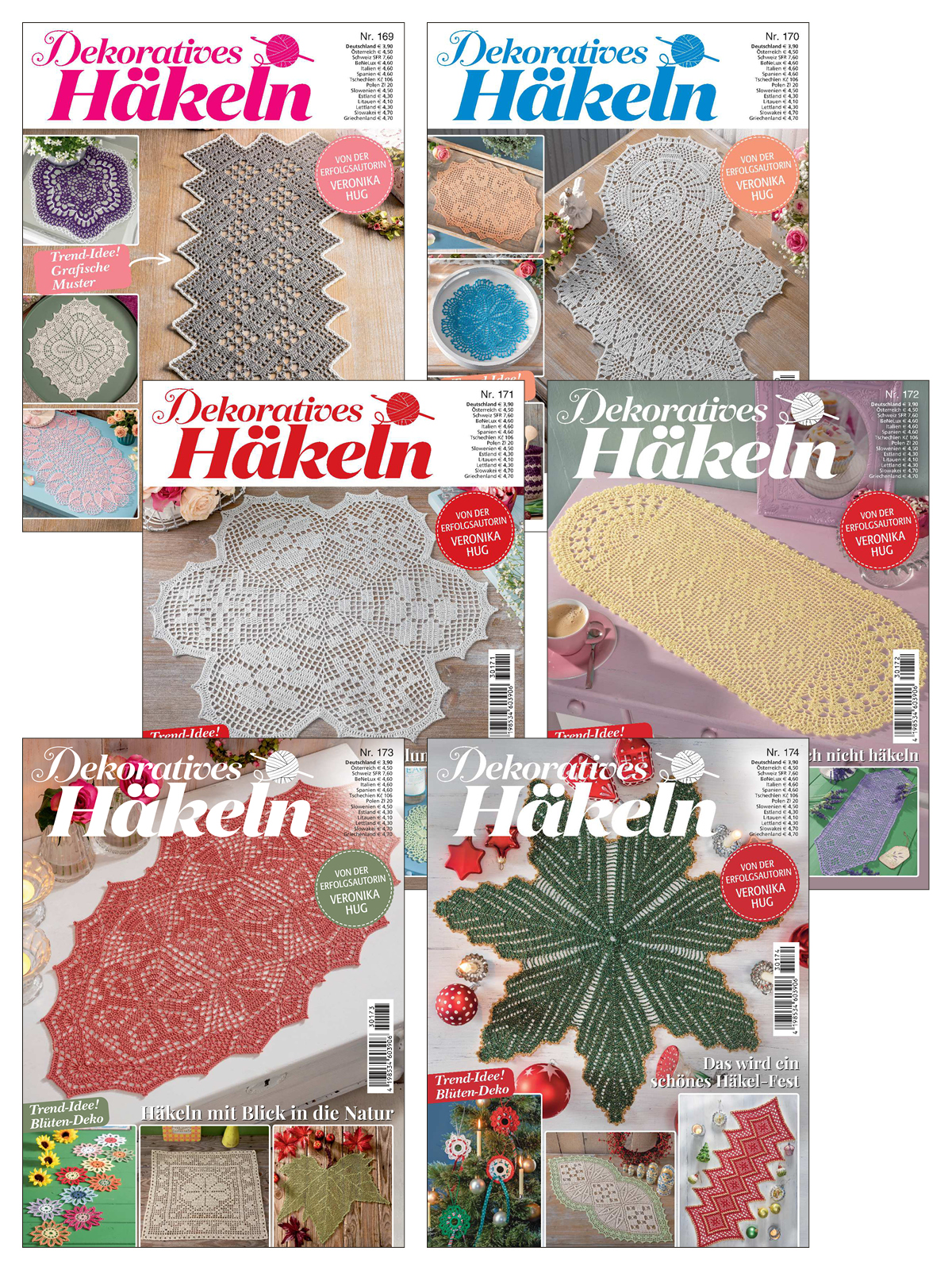 Dekoratives Häkeln E-Paper-Archiv 2023-alle Ausgaben als E-Paper-Sparpaket Magazin Produktbild: Dekoratives Häkeln E-Paper-Archiv 2023-alle Ausgaben als E-Paper-Sparpaket