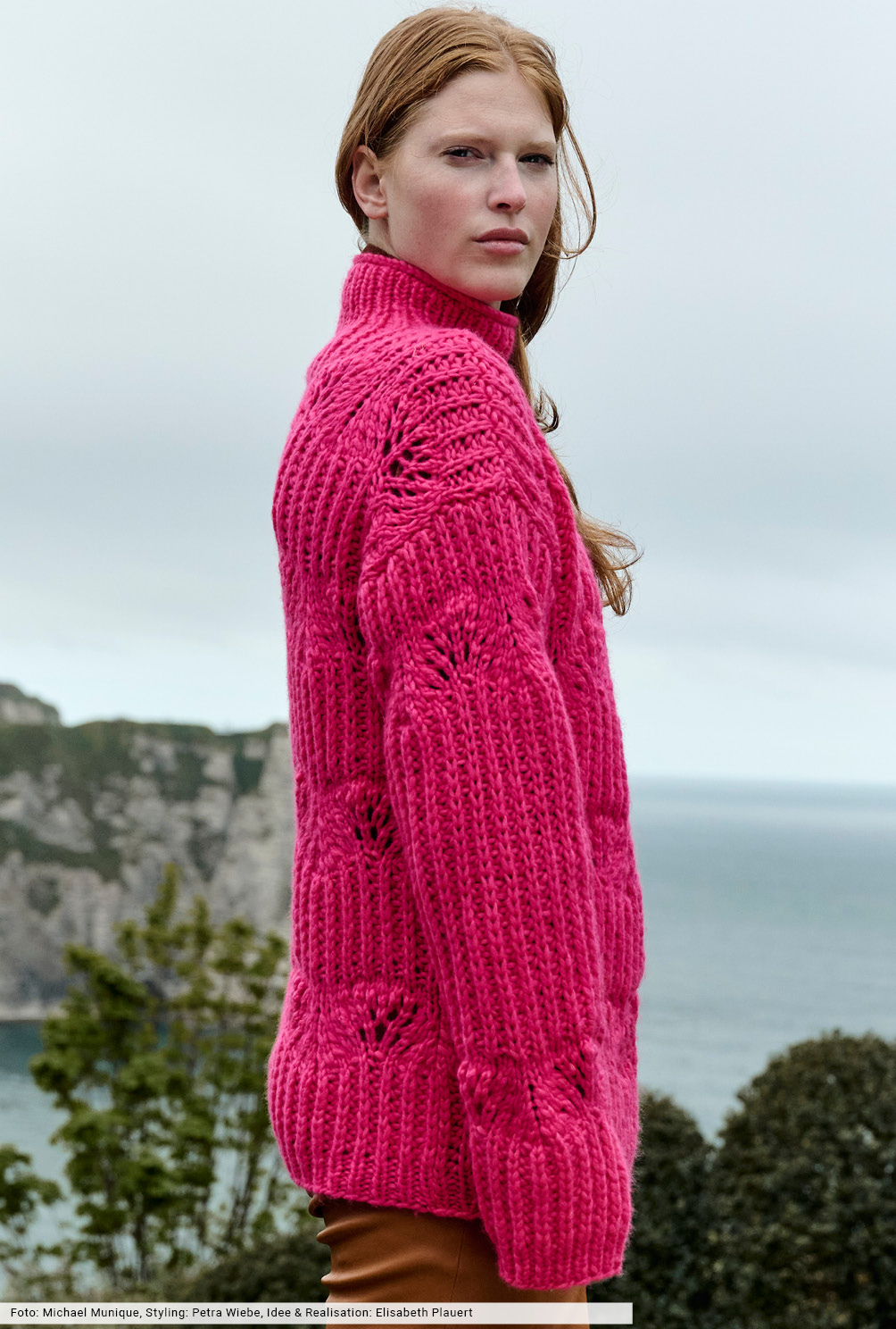 Modellansicht Bild 4: Pulli mit Halbpatentmuster